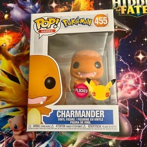 Funko Pop Pokemon Charmander 455 Flocked Spring Convention Limited hard case
